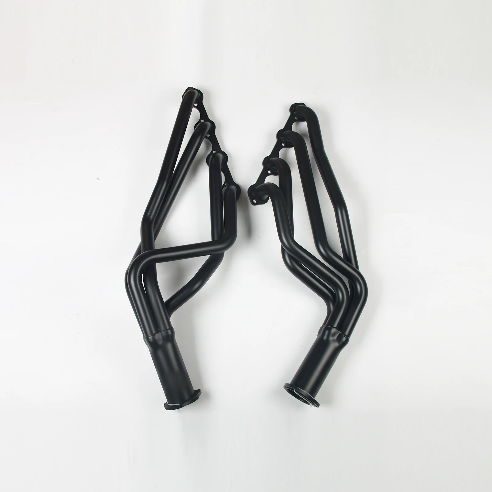 Long Tube Headers For 66-73 Ford Mercury Black Paint