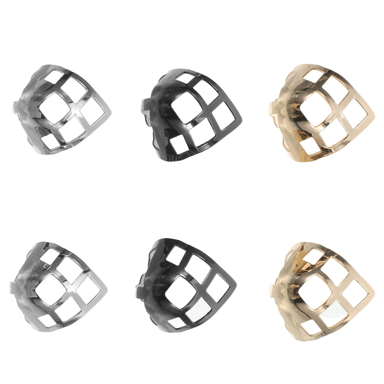 

3 Pairs High Heel Toe Protectors Metal Tip Covers for Shoes Boot Guards Durable Fashion Protective Shoe Accessories
