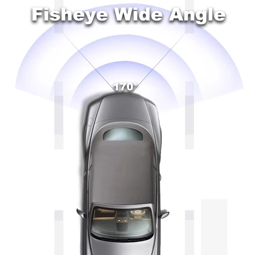 CCD HD AHD Fisheye Rückfahrkamera für Volkswagen Golf Plus 2008~2014 Nach dem Facelift Kofferraumgriff Rückfahrmonitor – Detail 8