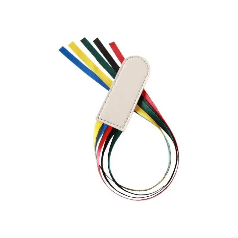 G8TA RIBBON LOTCRKS LEATHING LEATH LATERMARKS Creative Book Bible Page Markers with 5 Shirts for Book Reading