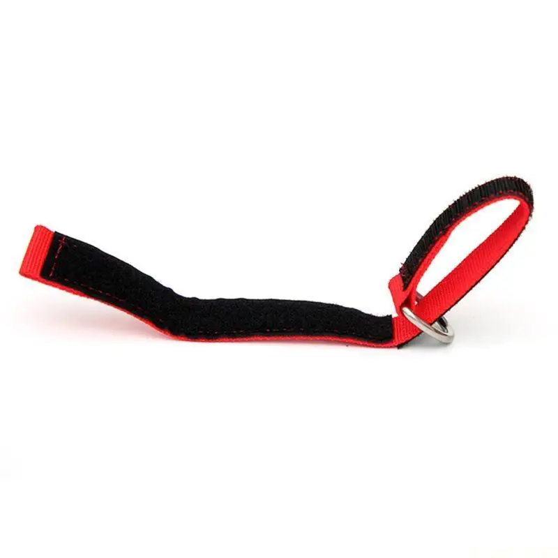 M5TC Diving Wrist Band Nylon Webbing Belt with Sticker Stainless Steel D-ring Strap Underwater Sports Equipments