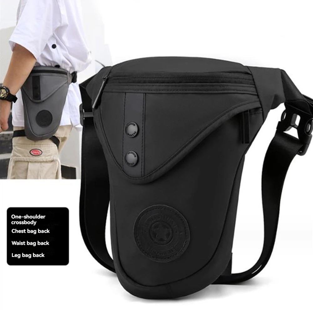 Men's Outdoor Riding Leg Bag Casual Sports Waist Bag Multifunctional Chest Bag Crossbody Bag