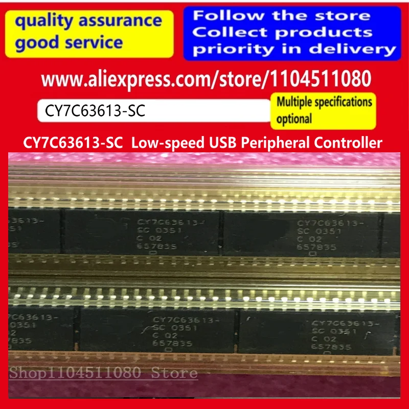 

CY7C63613-SC Low-speed USB Peripheral Controller