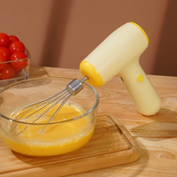 Handheld Wireless Electric Egg Beater / Cake Cream Mixer / Baking Stirrer / Coffee Frother / Milk Foamer – Household Automatic W