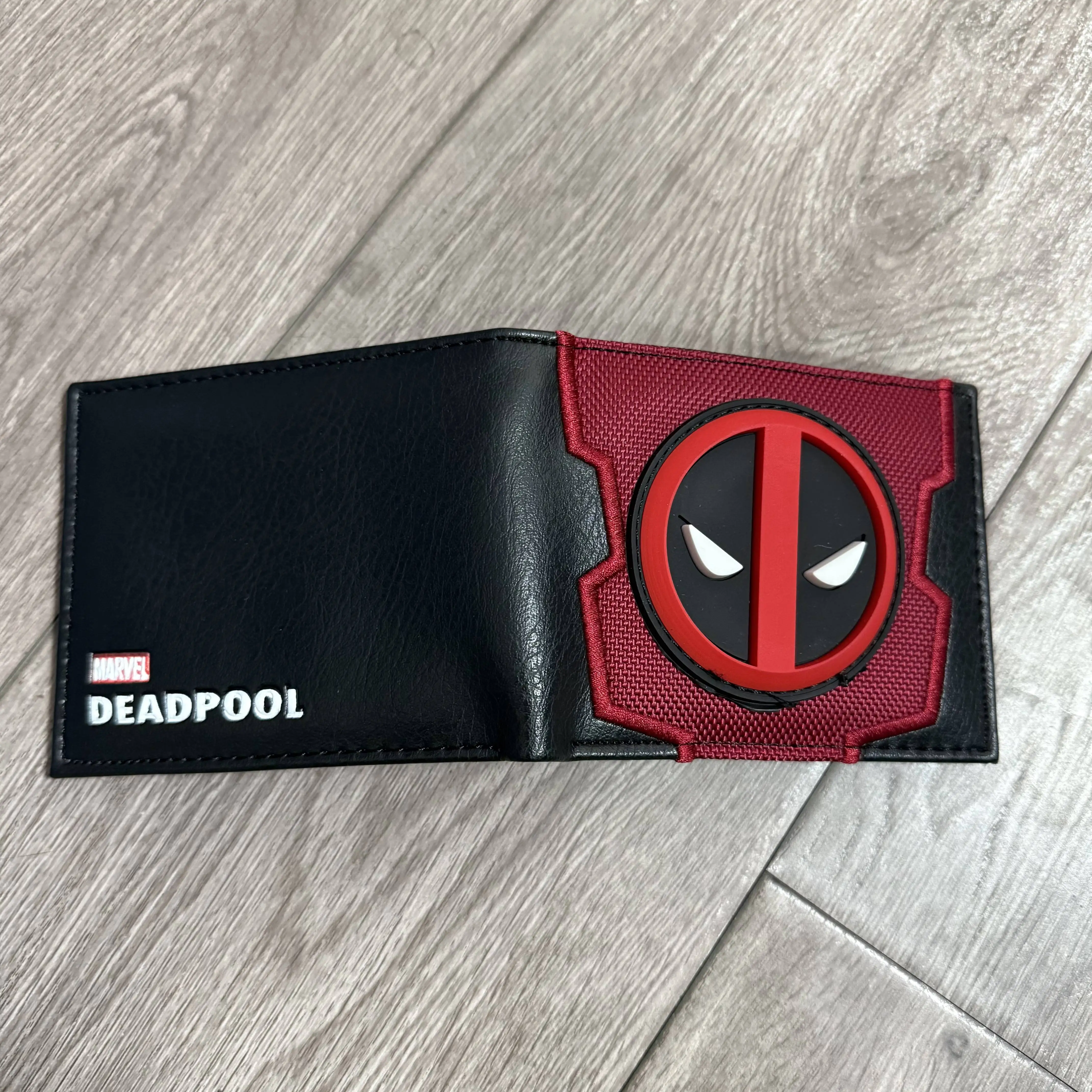 New Anime Foldable Wallet Marvel Avengers Deadpool Men Children Bank ID Card Holder Coin Purse Card Clip Bag Cosplay Kids Gift