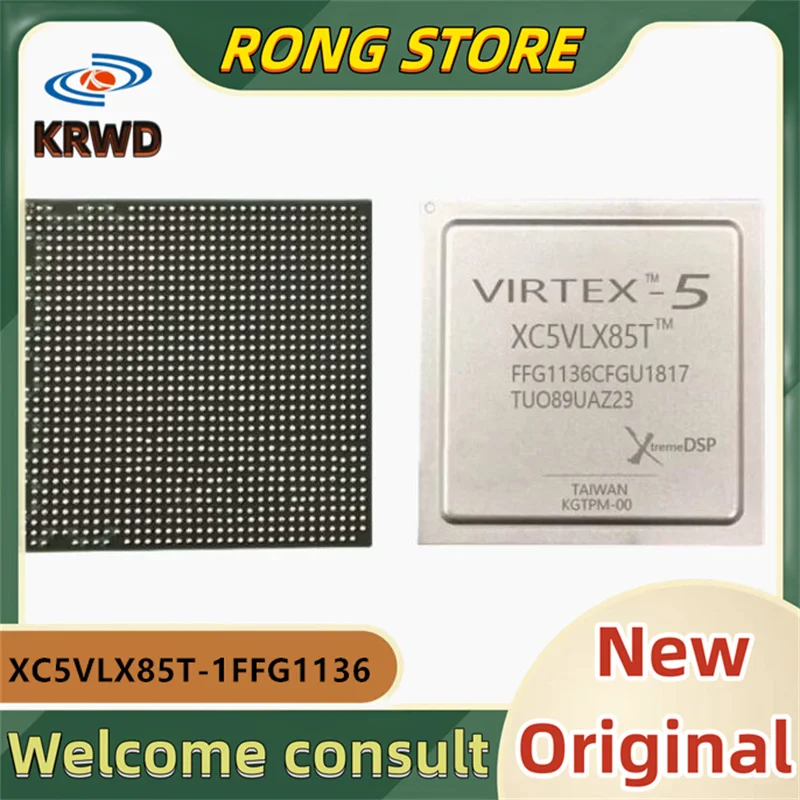 1PCS XC5VLX85T-1FFG1136C  New and original  XC5VLX85T XC5VLX85-1FFG1136 BGA1136