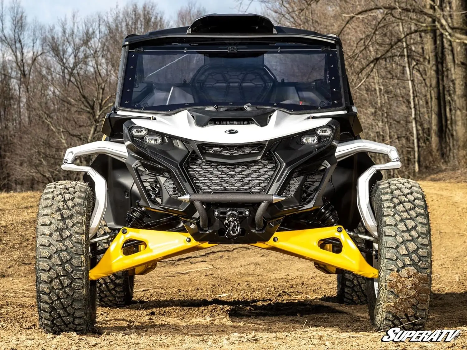 Can-Am Maverick R Maxdrive 파워 플립 윈드 실드