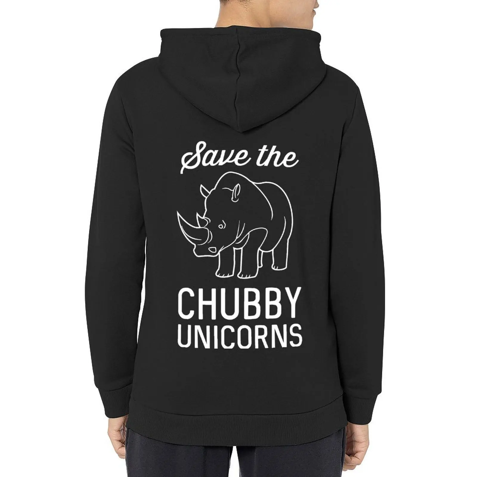 

Save the Chubby Unicorns Hoodie graphic t shirts men men clothing korean autumn clothes mens clothes men hoodie