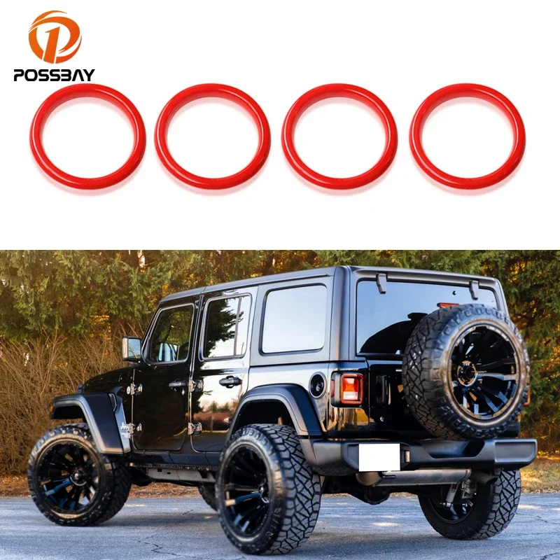 For Jeep Wrangler JL JT 2018 2019 2020 Car Dashboard Panel Air Condition Air Vent Outlet Ring Cover Trim Interior Accessories