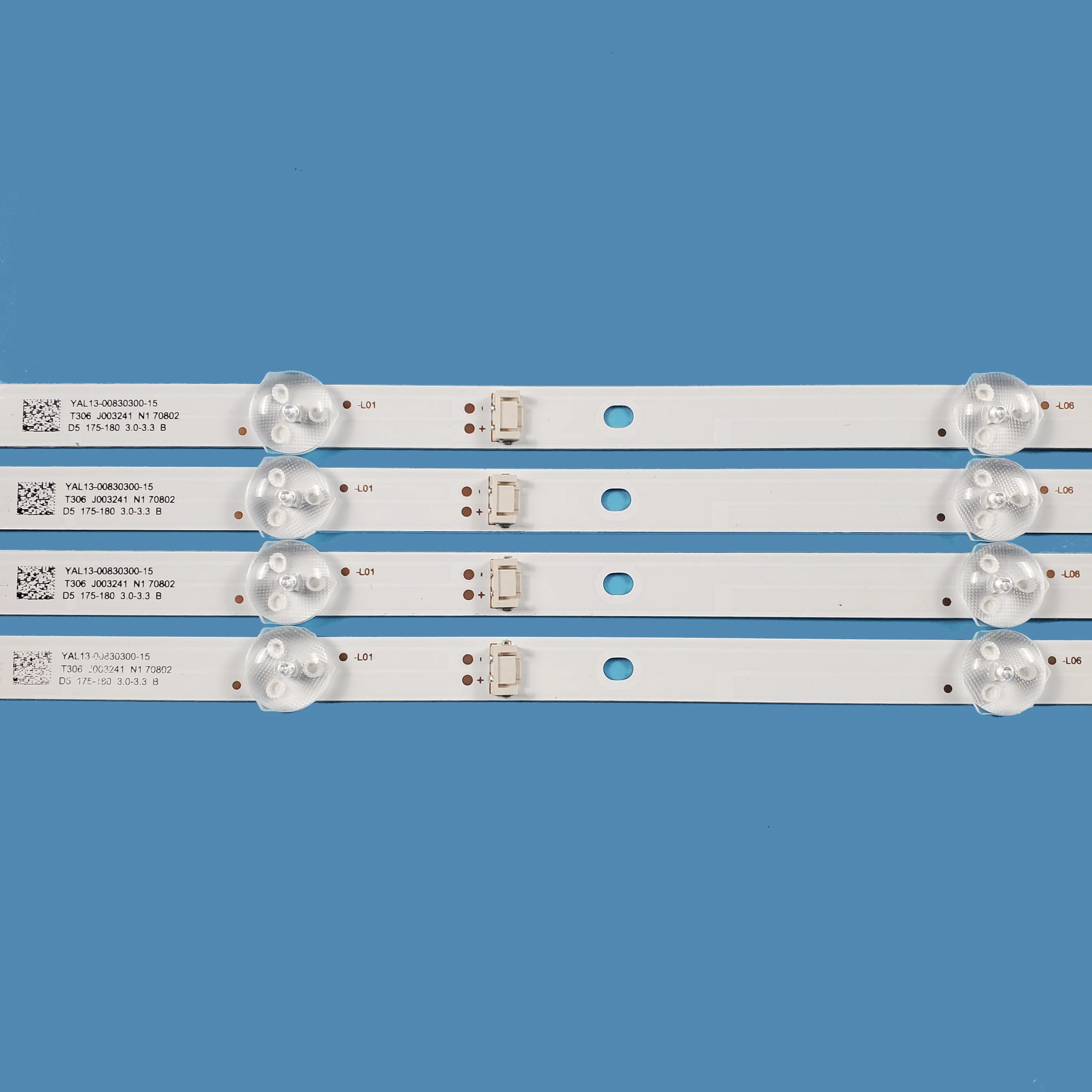 4Pcs/set Smart TV LED Backlight Bar Strip JL. D49081330-001FS-M For Skyworth 49inch 49M9 Toshiba 49L3750VM Accessories Repair