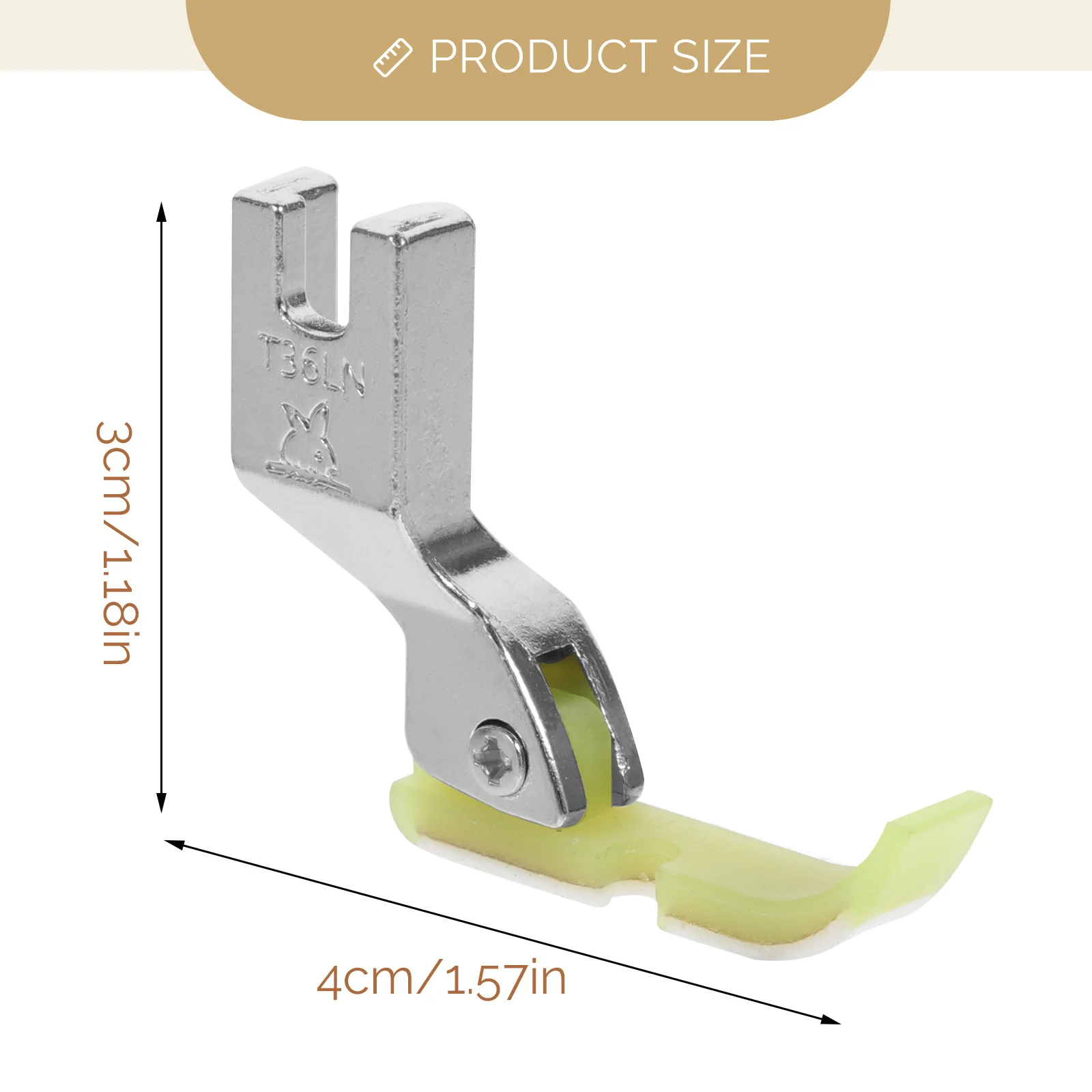 5 قطعة ماكينة خياطة أقدام الضغط قوي دليل جانب واحد سهل التركيب للأقمشة الخفيفة ماكينة خياطة صناعية مناسبة عالمية #6