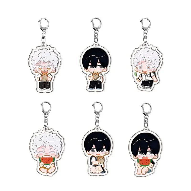 

Anime Acrylic Keychain The Summer When The Light Died Custom Figure Badge Cartoon Art Collection Gift for Fans Collection Cute