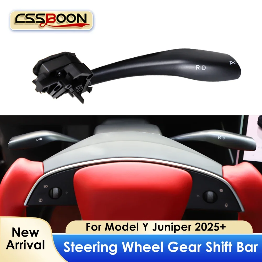 

2025 Model Y Juniper Mini Function Gear Shift Stalk Physical Steering Wheel Stalk Bar Car Modified Accessories for Tesla New Y