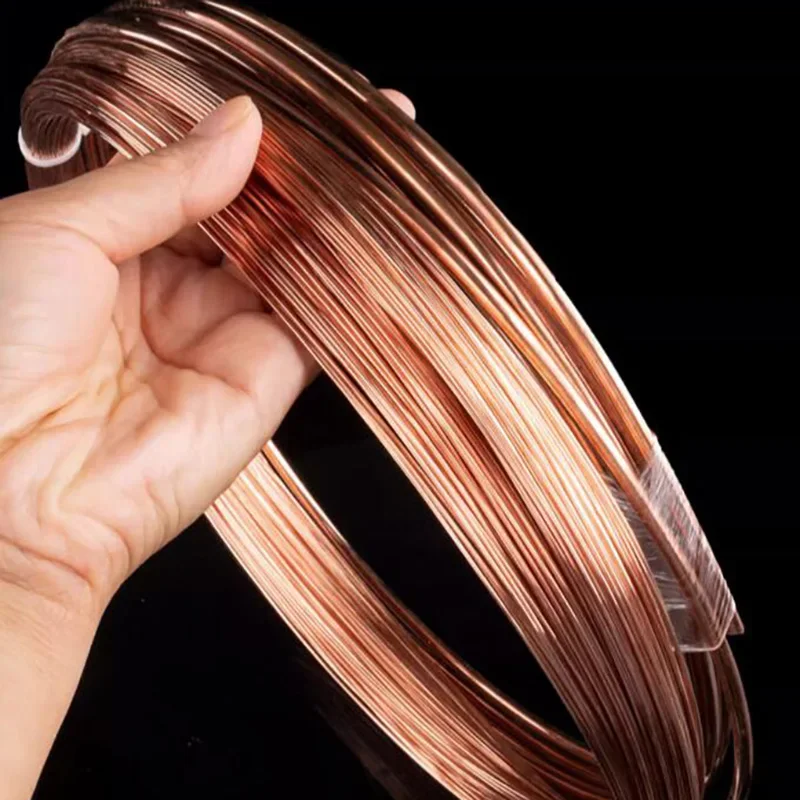 Copper Wire Round (Dead Soft) Blank Without Paint Uncoated Craft Wire 0.1mm to 3.0mm