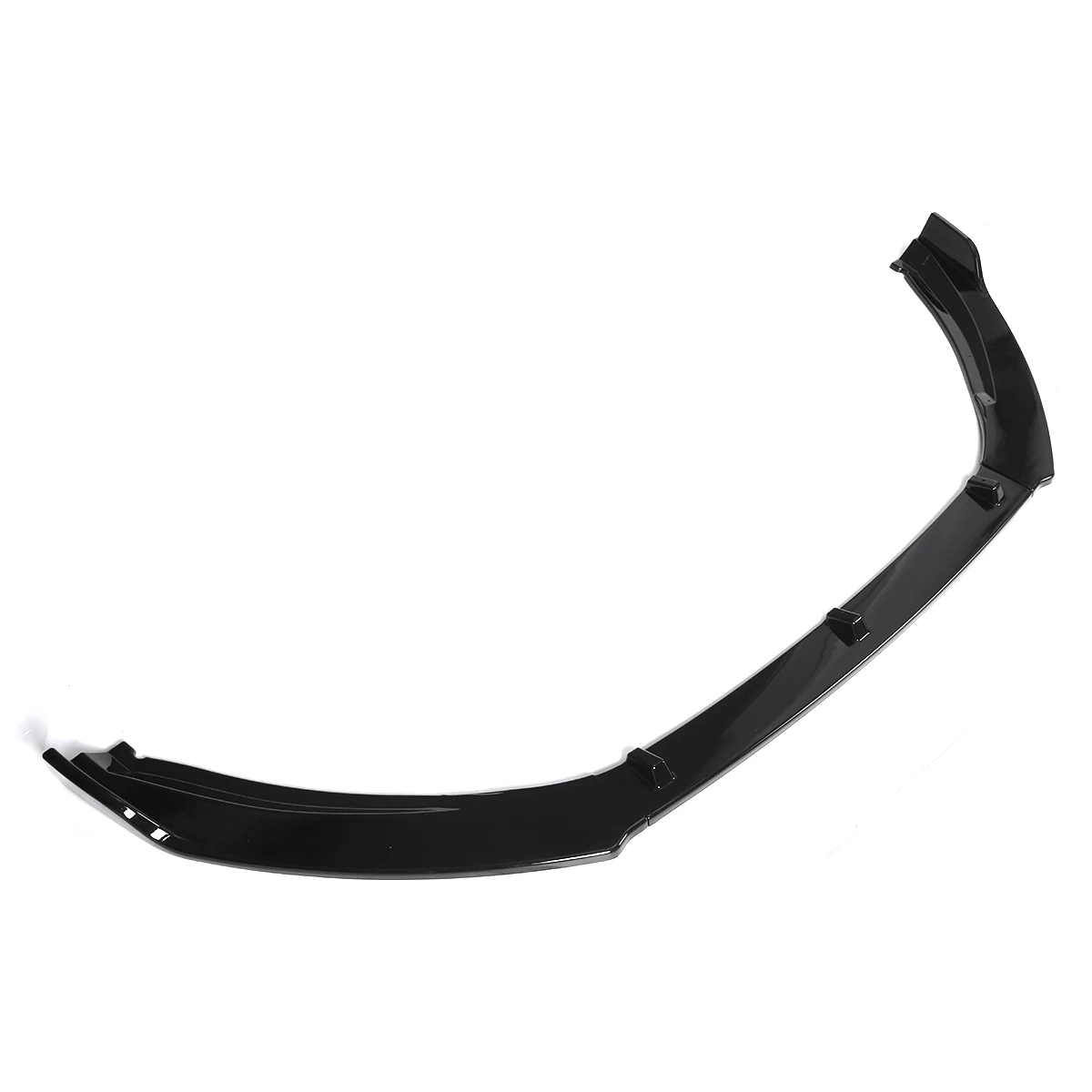 Black/Carbon Fiber Look 3pcs Car Front Bumper Splitter Lip Spoiler Diffuser Protector Guard Body Kit For Skoda Octavia 2015-2019