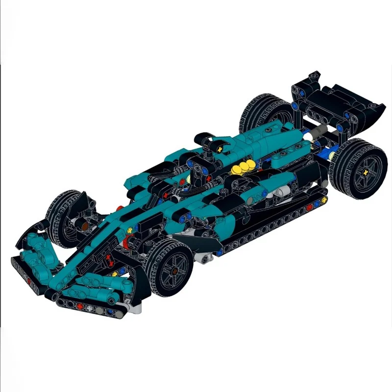 495PCS MOC Astones Martines AMR25 F1 Alternate Build Technic 42208 Valkyrie Premium DIY Model Building Blocks Birthday Toys Gift