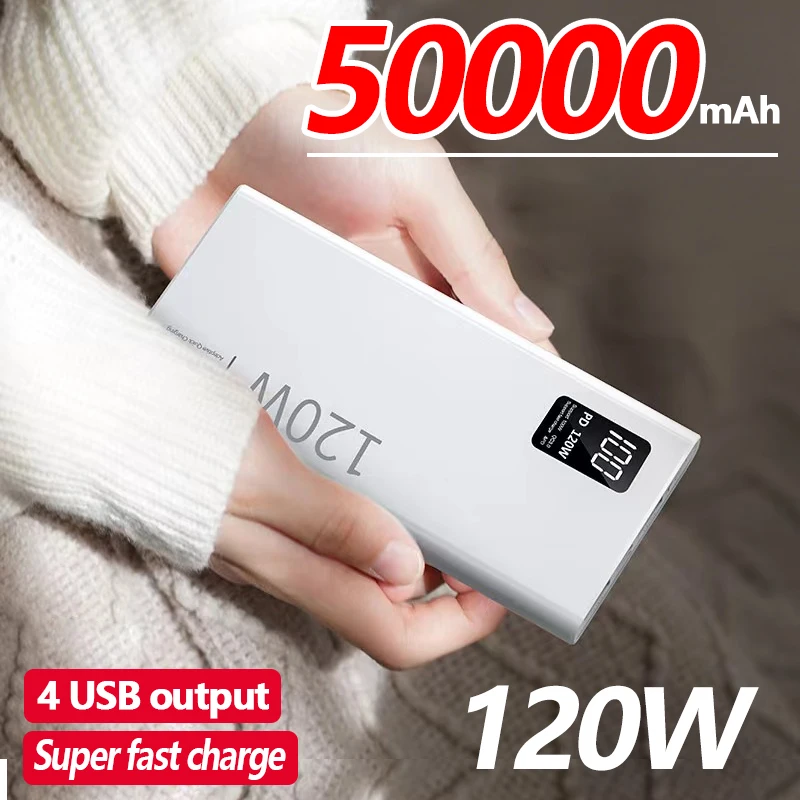 Wireless Power Bank Magnetic 100000mAh Portable Powerbank Type C Fast Charger For iPhone Xiaomi Samsung All Series Phone