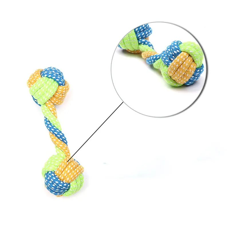 4pcs/7pcs Dog Chew Toy Bite Resistant Rope Knot Cats Dogs to Relieve Boredom Teeth Grinding and Cleaning Pet Training Supplies image 6
