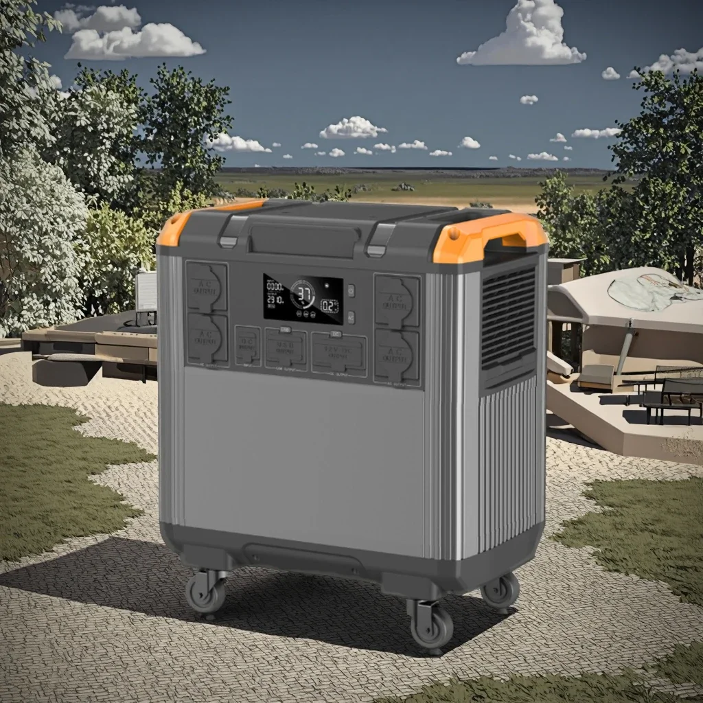Portable 110V/220V 30000W Pure Sine Wave Inverter 5376wh Solar Power Generator Home & Outdoor Emergency Supply Car Power Source