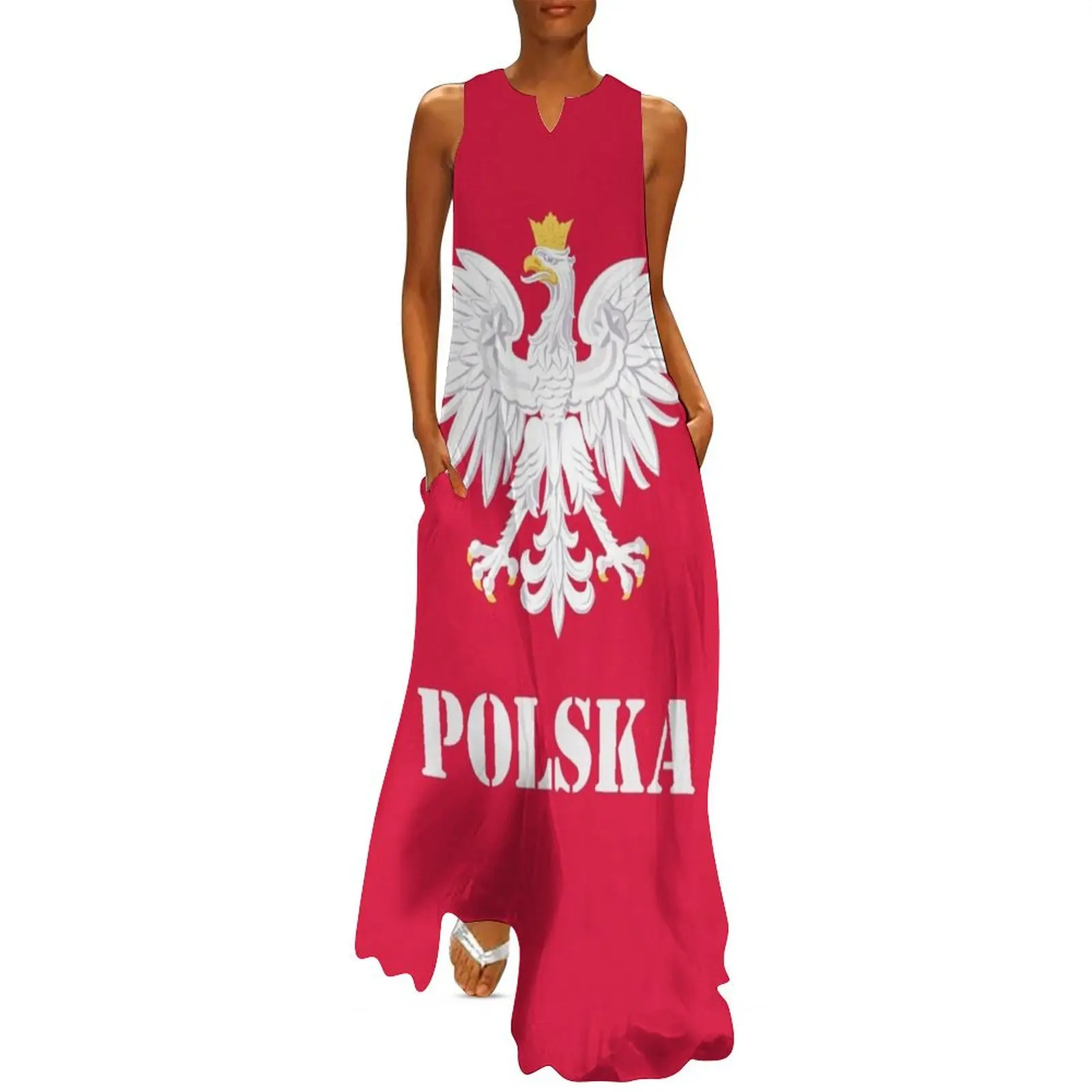 Poland Polish Flag - Polish Eagle Long Dress women's elegant loose dresses prom clothes Dress