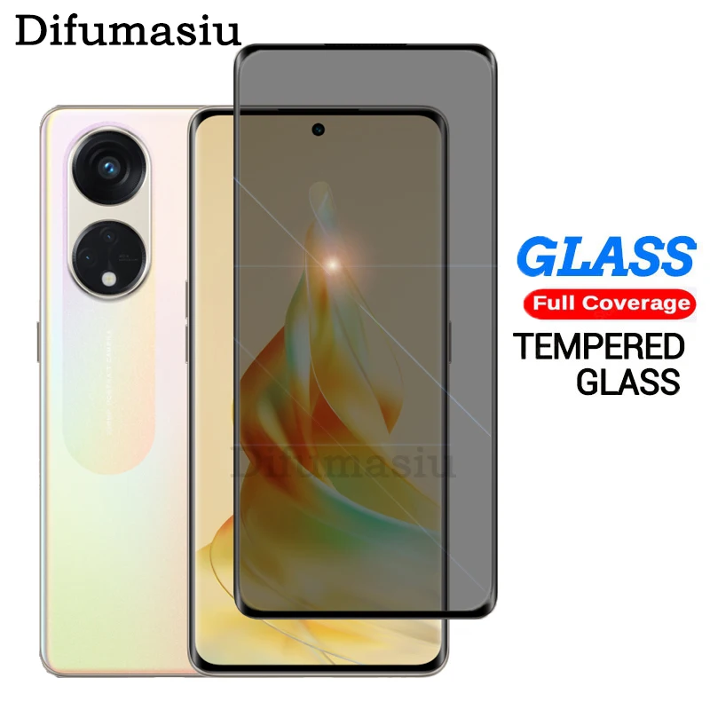 Privacy Tempered Glass For OPPO Reno 8T 5G Anti Peeping Curved Screen Protector