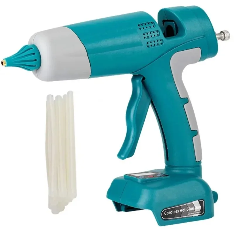 Cordless Glue Gun with Adjustable Temperature for DIY Assembly for MT/BS/M-18/RB 18V Batteries with 11 Mm Diameter Glue Stick