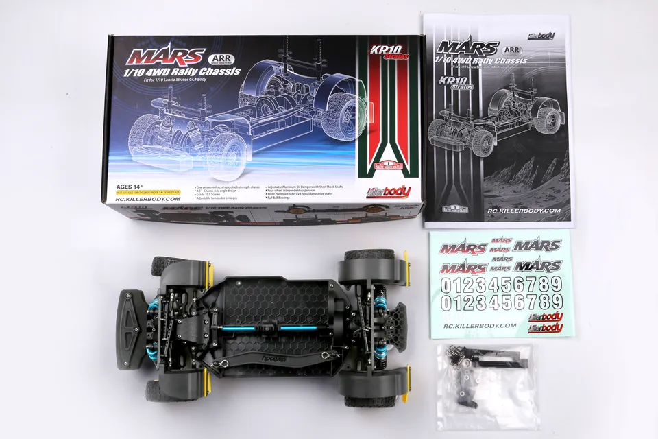 Killerbody Lancia Stratos Gr.4 1/10 RC Car Shell Accessory Part