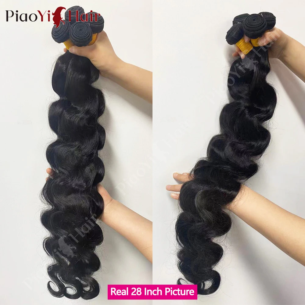 Body Wave Human Hair Bundles With Closure 4x4/5x5 Closure Transparent Lace Brazilian Human Hair Extensions 2X6 Middle Part Lace