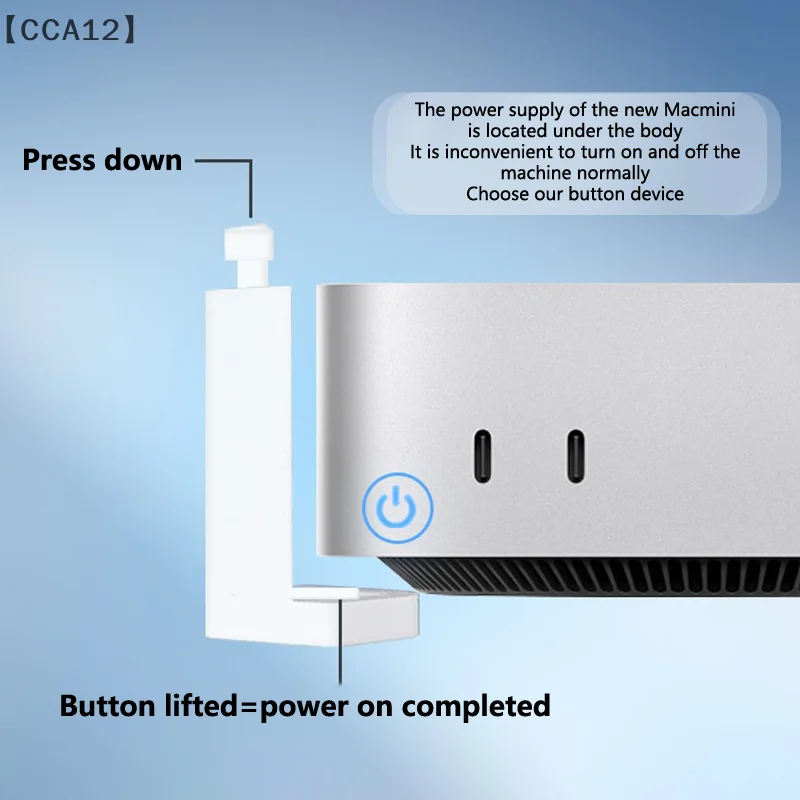 Modification Accessories For Mac Mini M4 Power Button Top Switch Power Button Mounted Bracket For Mac Mini M4 Accessories