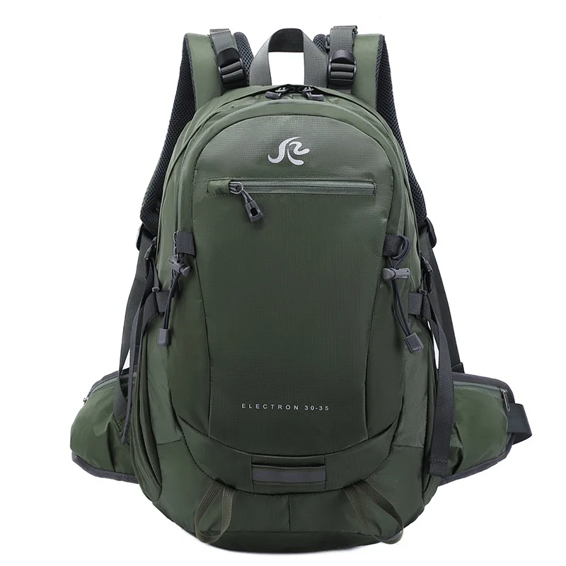 Bolsa de senderismo al aire libre transpirable de gran capacidad, mochila de viaje impermeable, bolso de doble hombro para acampar y ocio