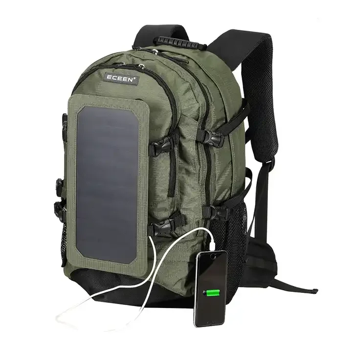 

Waterproof Hiking Solar Panel Backpack With USB Charger Solar Panel For Digital Products backpack