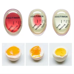 1pcs Egg Timer Boiled Egg Ripening Observer Yummy Soft Hard Egg Cooking Color Changing Creative Kitchen Utensils