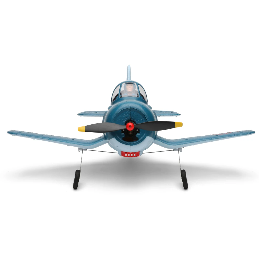 XK A500 Cartoon F4U 350mm Wingspan 2.4GHz 4CH giroscopio a 6 assi 3D/6G commutabile EPP RC aereo principiante RTF compatibile Futaba S-BUS/