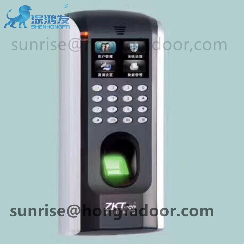 For ZKTeco F7 Plus Access Control Fingerprint Equipment Attendance Machine Fingerprint Identification Password Clock in Device