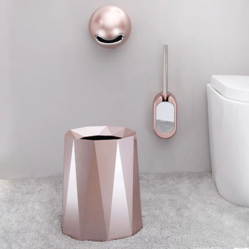 

Двухслойные корзины для мусора цвета шампанского, золотого цвета, для кухни, дома, гостиной, ванной комнаты, утолщенные мусорные баки, инструмент для уборки ресторана