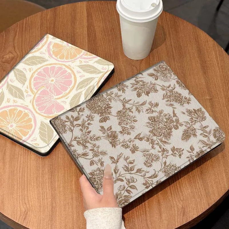 

Vintage Floral Pattern Design Tablet Case For Lenovo Xiaoxin Legion Pad Tab Pro GT Y700 Gen4 2 11 P11 M10 K10 3rd Plus Gen Gift