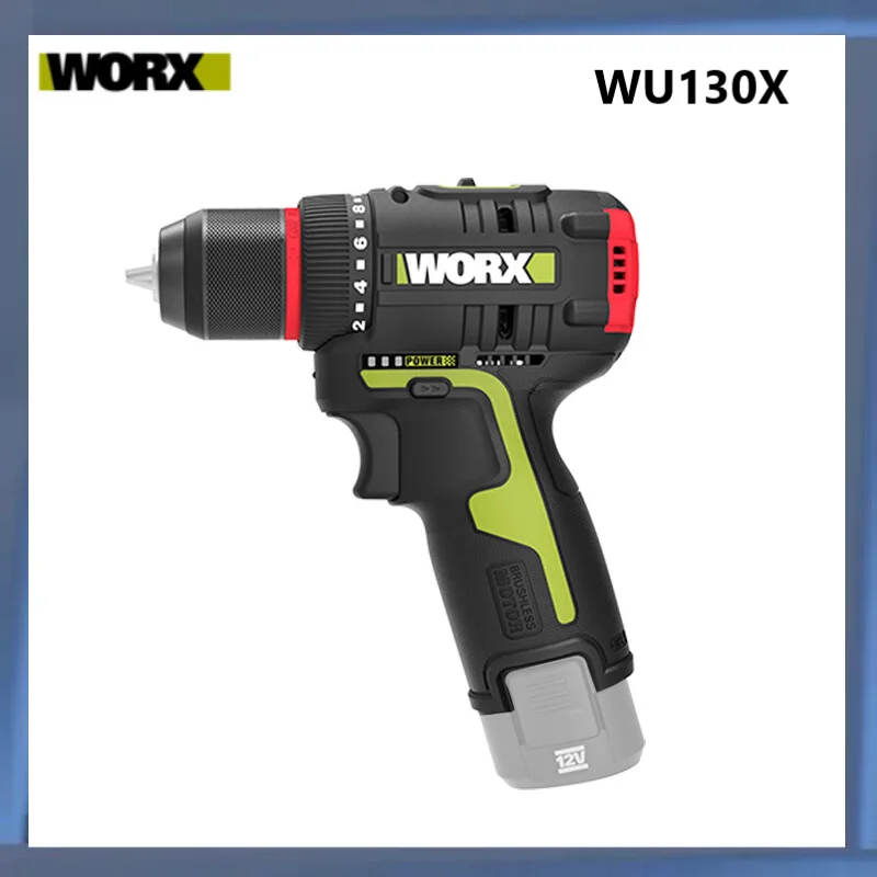 

WORX WU130X Cordless Electric screwdriver Drill 12V 40Nm Brushless Motor（Without battery and charger）