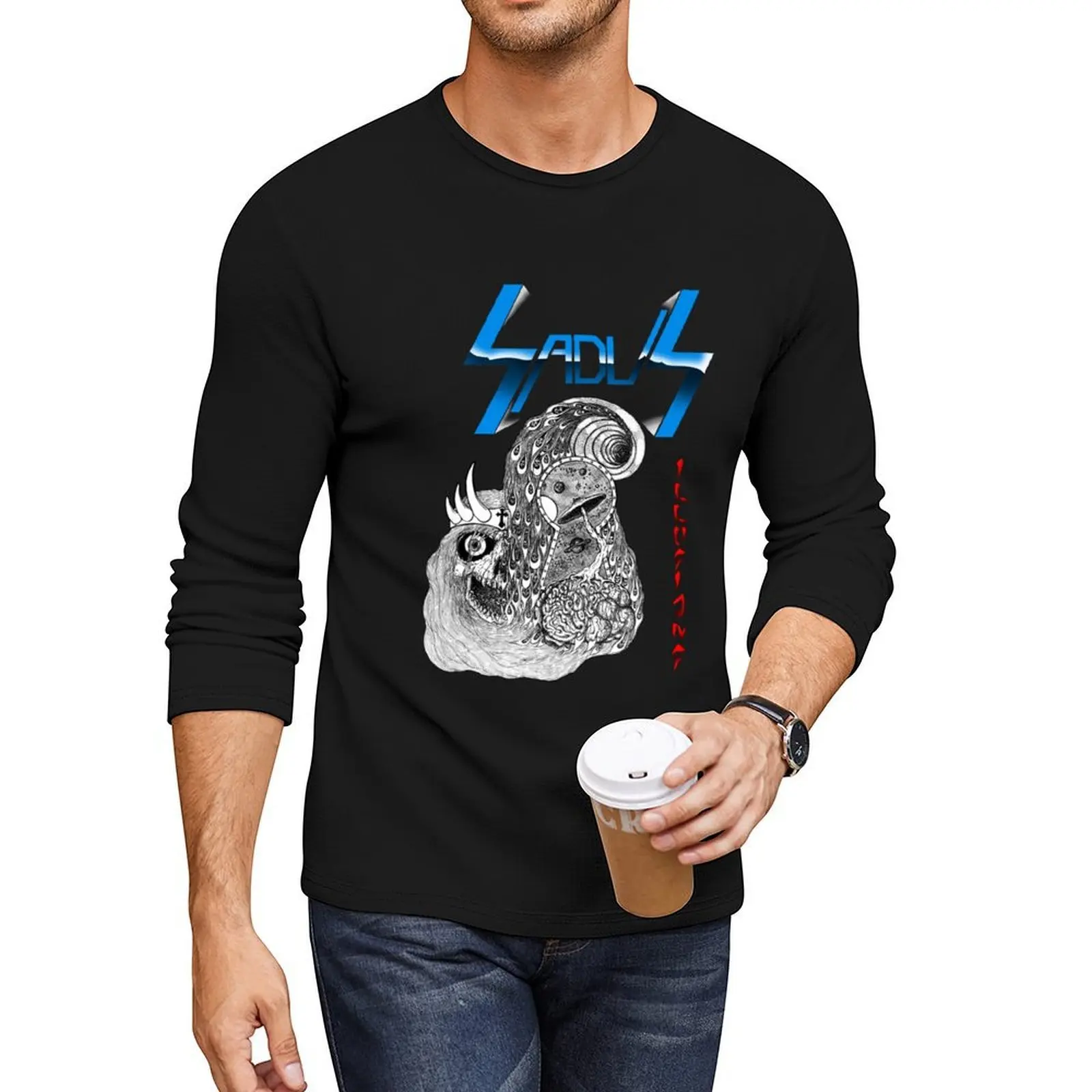 

Illusions by Sadus - Classic Old School US Thrash Metal Long T-Shirt kawaii clothes shirts graphic tees plain white t shirts men