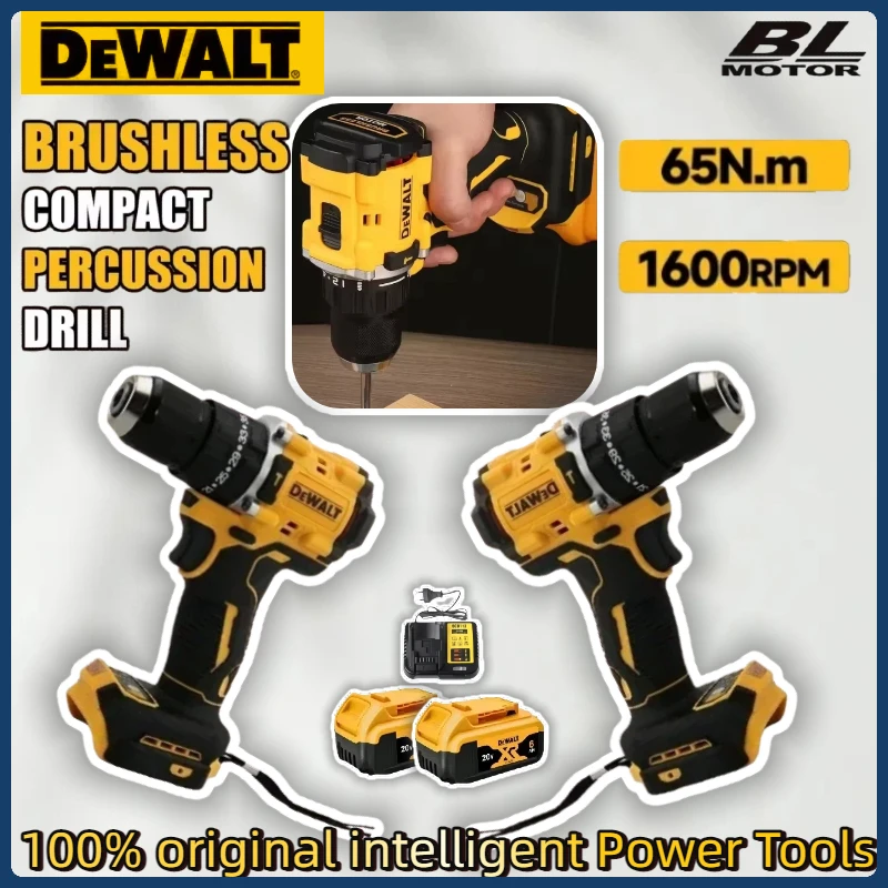 

DEWALT DCD805 20 В Max XR Бесщеточная аккумуляторная ударная дрель и отвертка — многофункциональный ручной инструмент