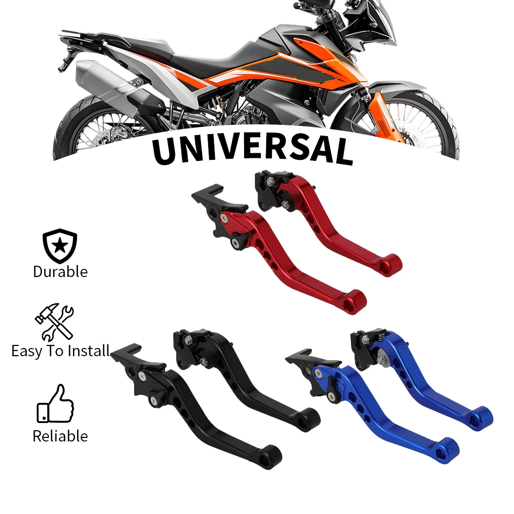 Universal Clutch Brake Lever Handlebar Hand For KTM EXC YAMAHA Raptor 700 Dirt Bike ATV UTV Ebike Parts Aluminum CNC Motorcycles