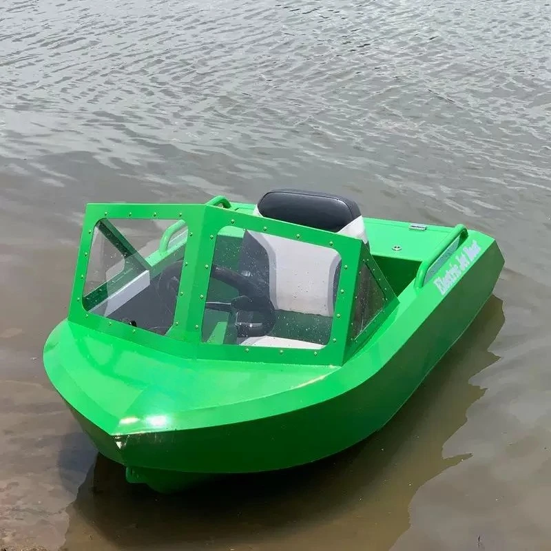 Water Electric Cardine Boat Jet Speedboat Production Mini Speedboat Amusement Equipment Surf Drift Jet Aluminum