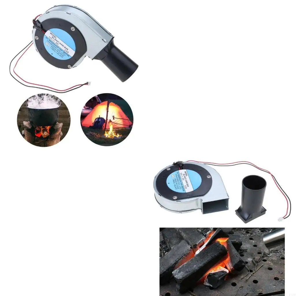 

P82E Приготовление дымоходов Стартер для пикника для пикника для пикника для барбекю Электрическое плавание вентилятора