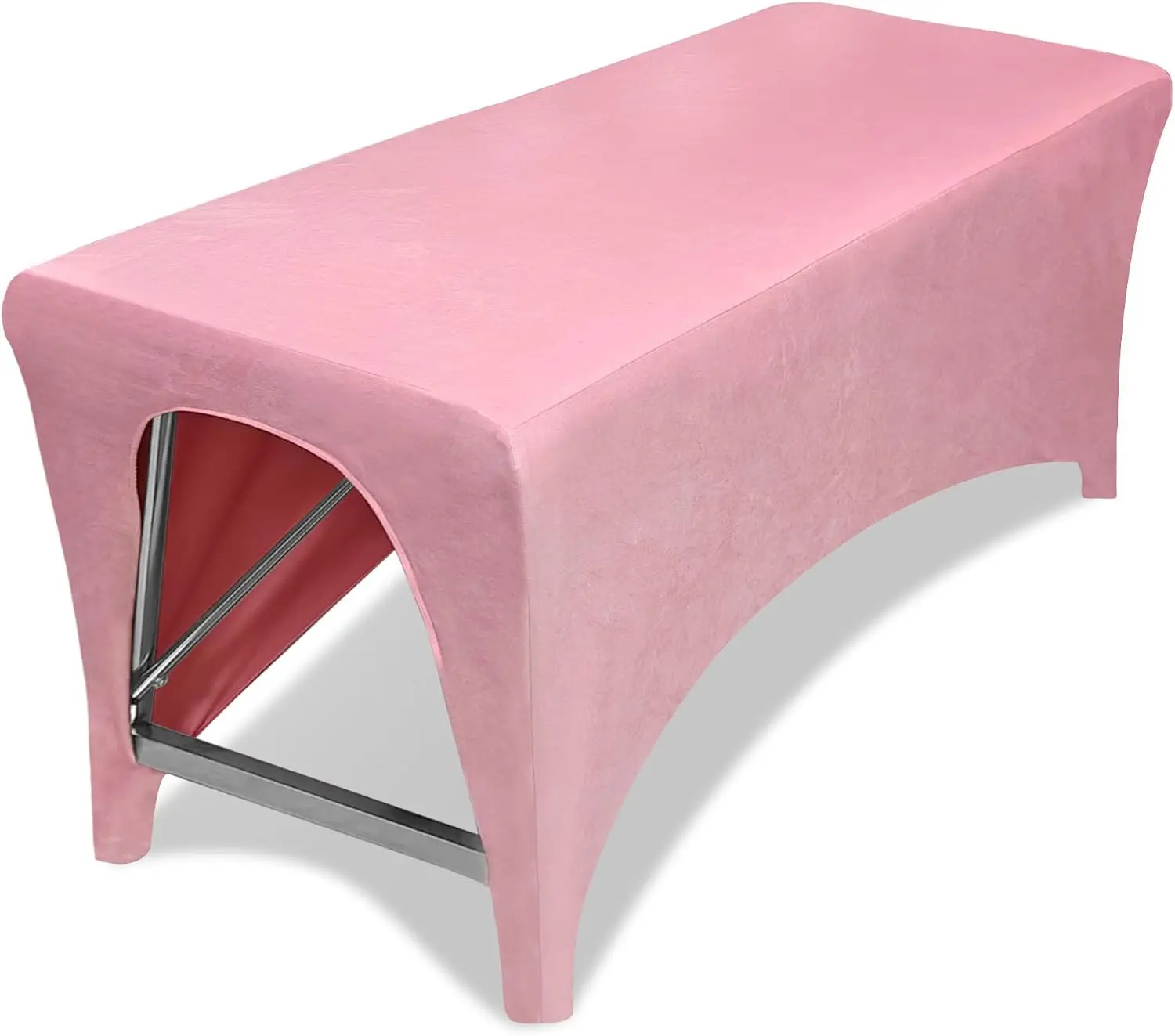 Lash Bed Foam Topper Cover, Massage Table Cover, Ergonomic Curved Mattress Topper Cover for Beauty Salon