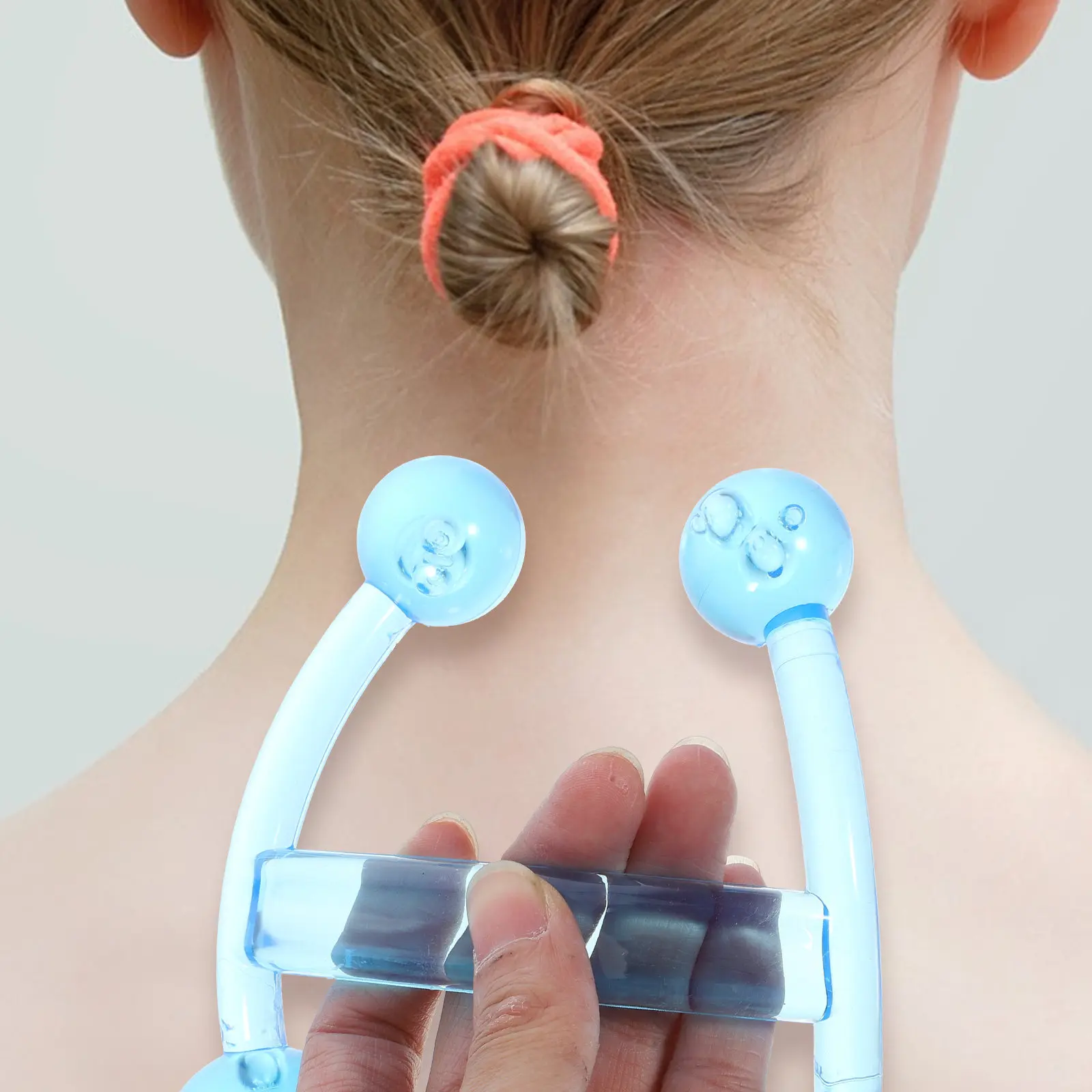 

2 шт. Профессиональный массажер для спины с гладкими краями, безопасный для кожи, компактный, легкий, для массажа шеи и плеч, для домашнего использования