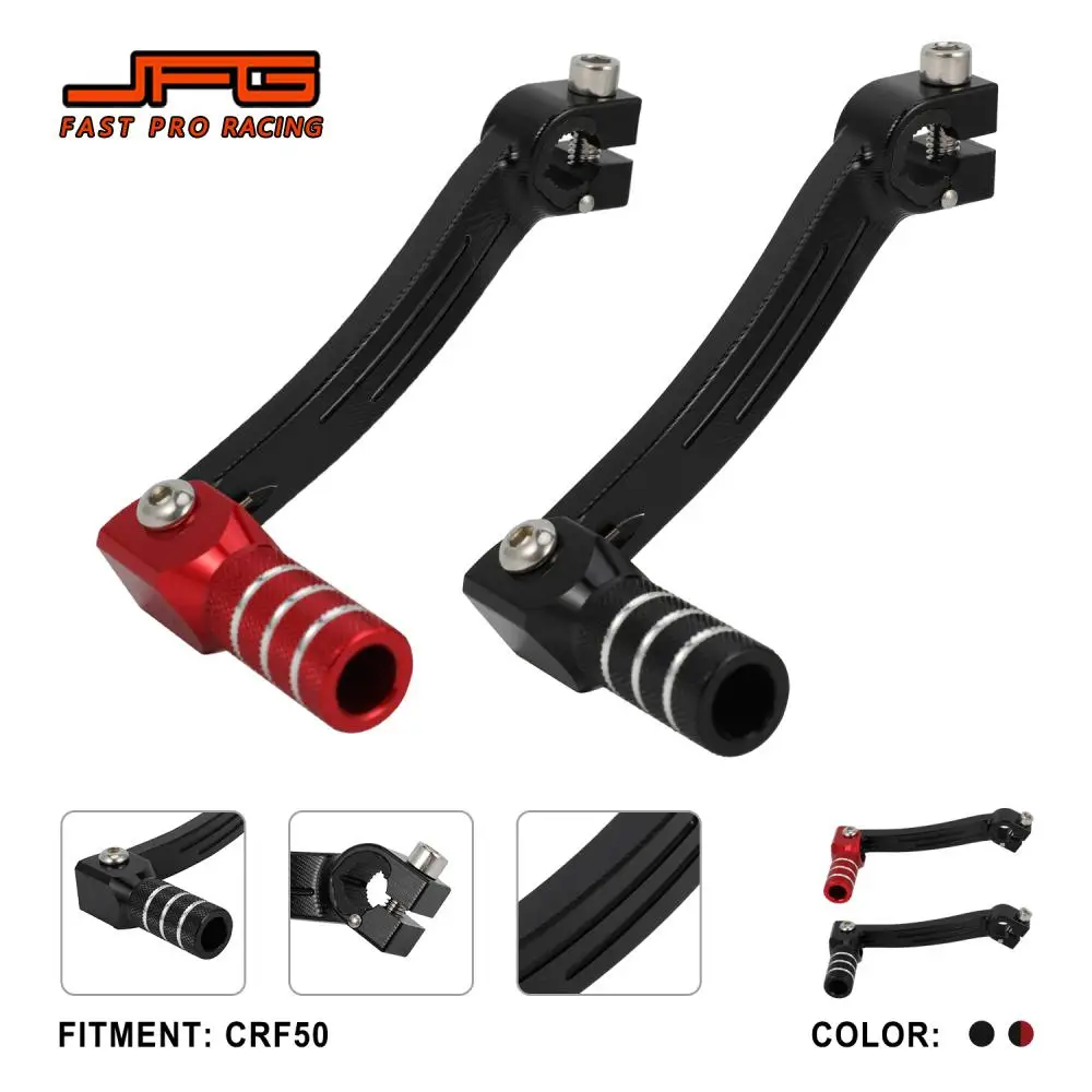 

Gear Shifter Lever Motorcycle Accessories CNC Folding Shift Pedal Foot Brake Lever For Honda CRF 50 CRF50 Dirt Pit Bike Aluminum