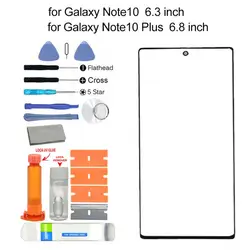 Replacement Front Glass Screen Repair Kit for Galaxy Note 10/10 Plus Self repair