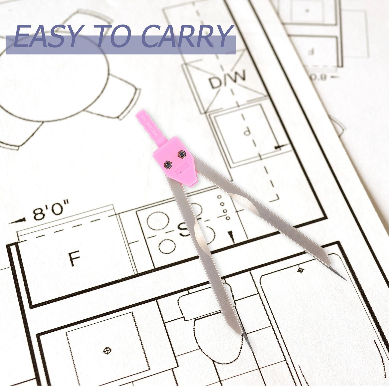 Ecg Ekg Calipers Divider Electrocardiogram Measuring Tool Protective Case Adjustable Design Medical Student Nursing