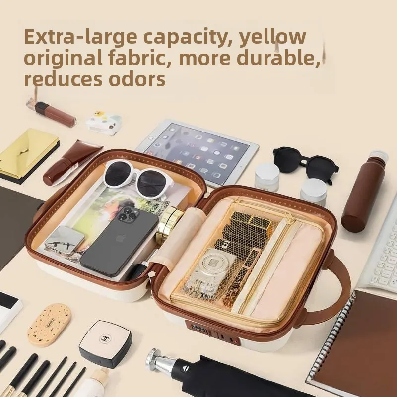 

Bear Cosmetic Bag Travel Suitcase Wedding Favor Storage 4 Inch Cartoon Handheld Box Gift Lage Animal Pattern