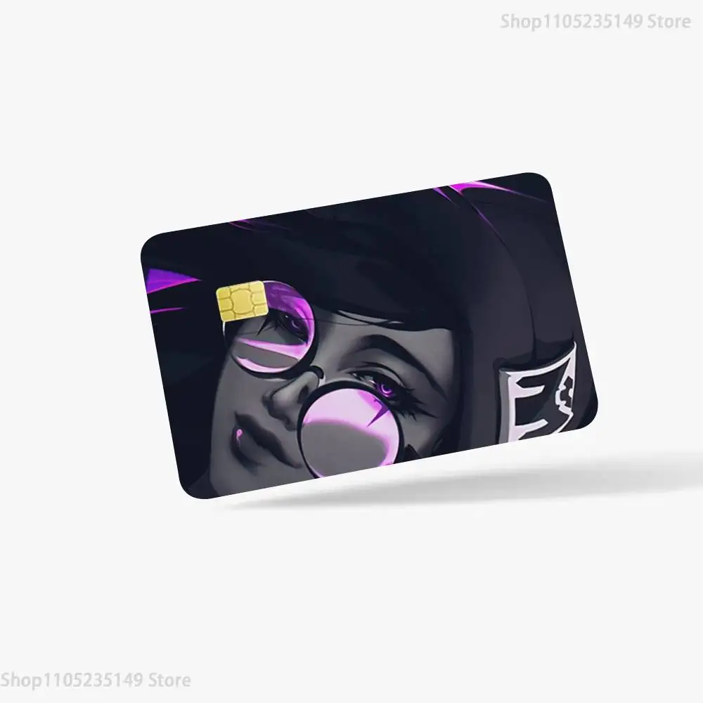 V-Valorant-S Character  Credit Debit Bank Film Skin Sticker Front Cover