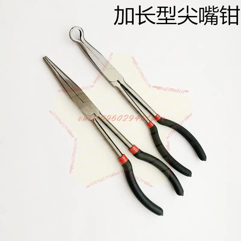 High Voltage Cable Pliers, Spark Plug Wire Removal Tool, Round Tip Cylinder Line Pliers for Car Maintenance